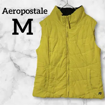 새상품급 Aeropostale [ M ] 옐로우 컬러 다운 베스트