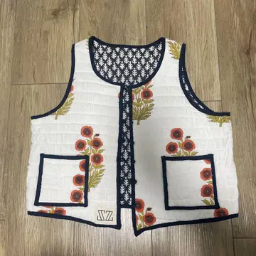 SZ Blockprints 퀼팅 리버서블 베스트