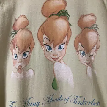 디즈니 팅커벨 빅 프린트 롱티