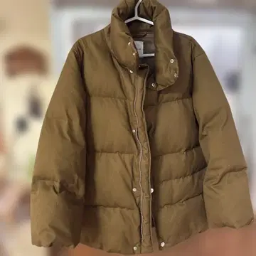 LEPSIM 브라운 다운 자켓
