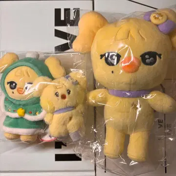 ive minive 레이 나오리 naori 크리스마스 봉제 인형