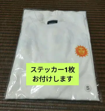 후지이 카제 미사용 새상품 T셔츠 스티커 포함