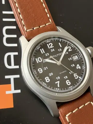 해밀턴 손목시계 카키 38mm H684112 블랙 다이얼