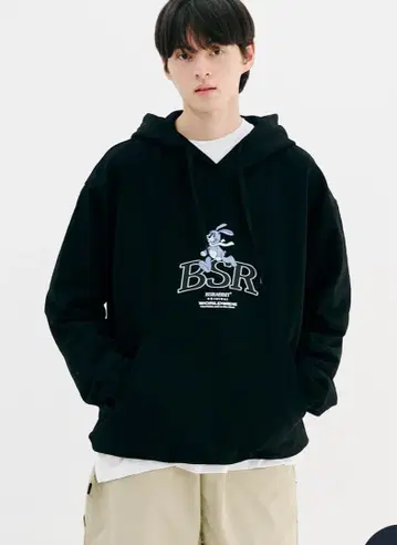 BRSR 블랙 후드티 새상품