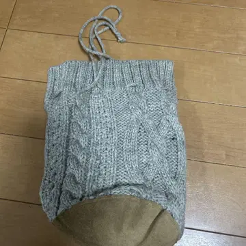 CLIPPER CASUALS 아란 무늬 니트 복조리 백