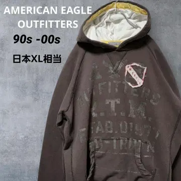 아메리칸 이글 남성용 후드티 레어 일본 사이즈 XL 상당 y2k