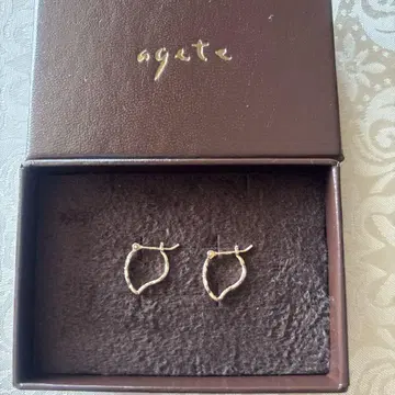 아가트 K10 후프 귀걸이