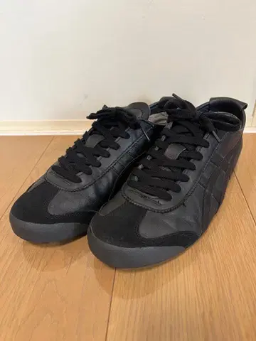 오니츠카타이거 멕시코66 올 블랙 26cm
