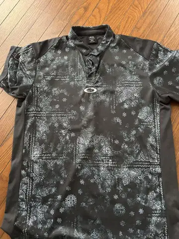 Oakley 패턴 무늬 남성용 셔츠 US XL
