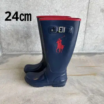 폴로 랄프로렌 네이비 장화 레인부츠 24cm