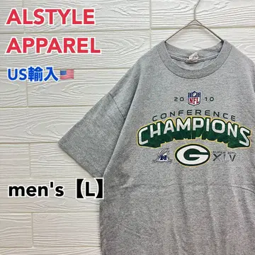 T476 [ US 수입 ] NFL 셔츠 그레이 계열 men's [ L ]