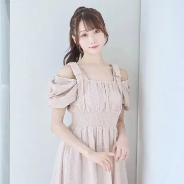 Rose Muse cotton lace ribbon dress