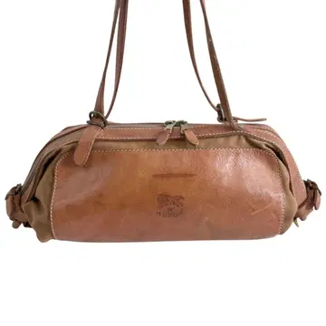 IL BISONTE 일비종떼 핸드백 캔디 가죽 브라운