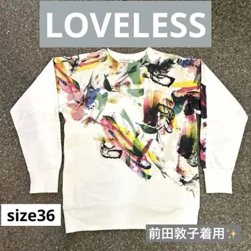 LOVELESS [kanako sasaki] 콜라보 맨투맨 사이즈 36