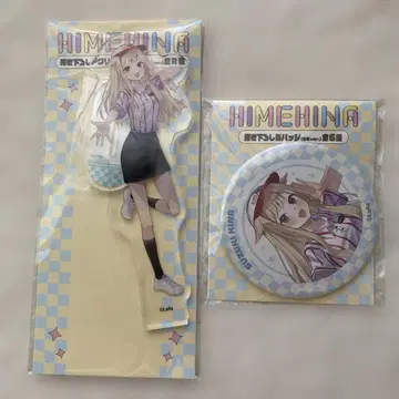 HIMEHINA HINA 오리지널 일러스트 아크릴 스탠드 캔뱃지