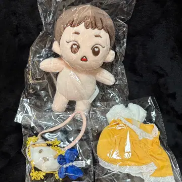 새상품 약 17cm EXO 시우민 XIUMIN 봉제 인형과 의상 세트