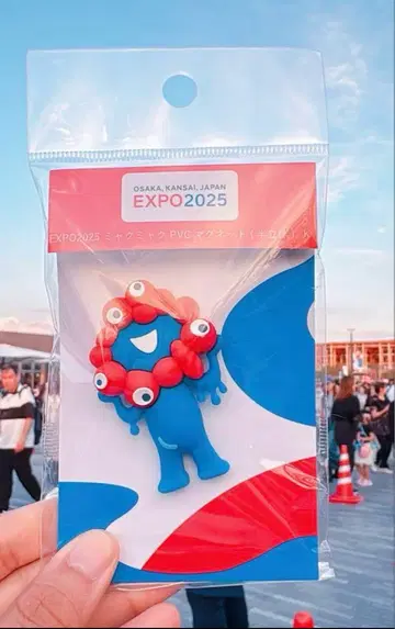 EXPO2025 간사이 만박 오사카 만박 먁먁 반입체 PVC 마그넷