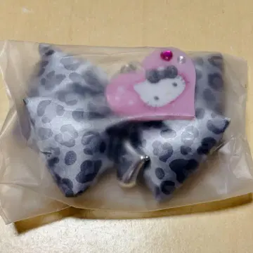 산리오 시크릿 참 (모노톤 애니멀) 헬로키티 레오파드 무늬