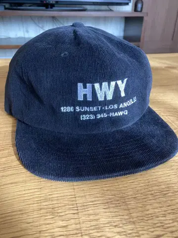 HWY 코듀로이 캡