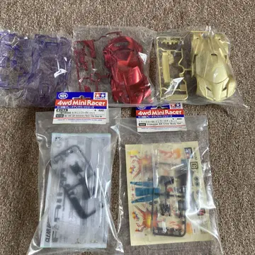 미니 사륜구동 클리어 바디 도금 바디 세트 3종 트라이 대거 라이키리