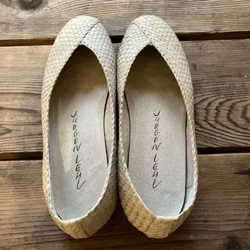 뜨개질 플랫슈즈 23cm