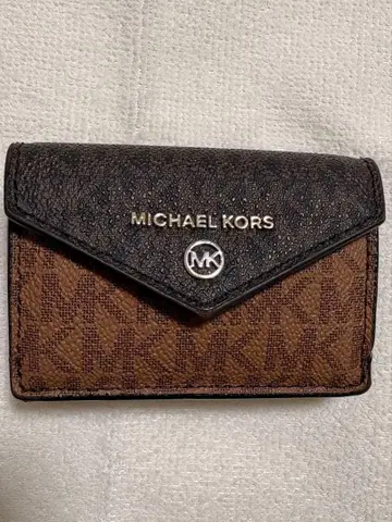 MICHAEL KORS 3단 폴더형 지갑 브라운