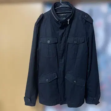 ZARA MAN 블랙 밀리터리 자켓