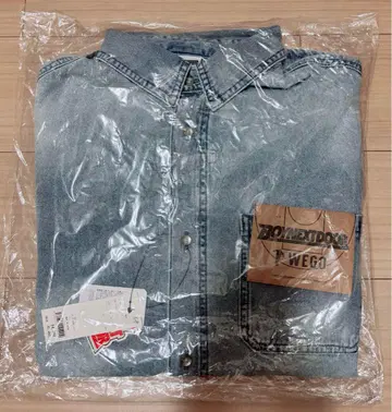 WEGO BOYNEXTDOOR 보넥도 로고 데님 셔츠 L