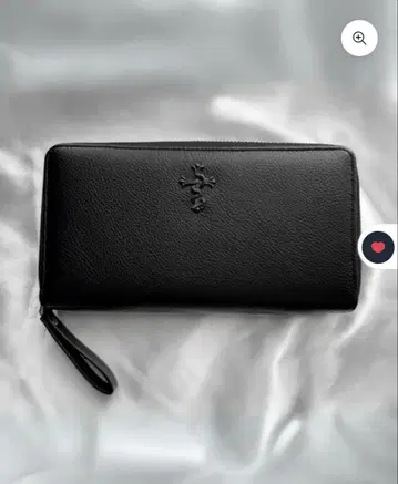 [ gibous ] LARGE BLACK CROSS WALLET