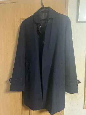네이비 컬러 코트 XL
