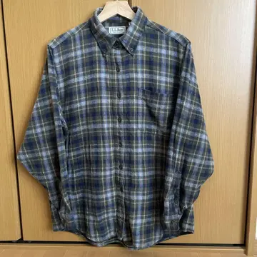 80s 90s USA제 L.L.Bean 플란넬 셔츠 체크