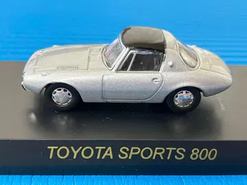 교쇼 1/64 TOYOTA SPORTS 800 미니카 실버