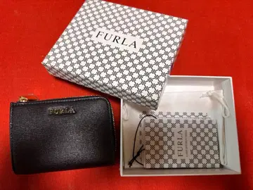 FURLA 이단 접이식 지갑 블랙