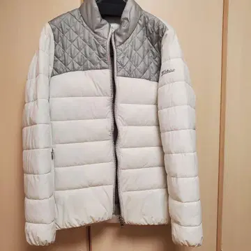 Titleist 여성용 자켓 화이트/그레이 골프 다운 자켓