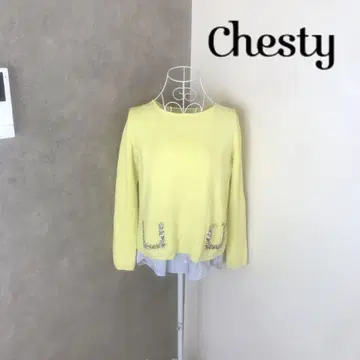 체스티 2회 착용 니트