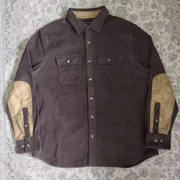 BANANA REPUBLIC 코튼 셔츠 엘보 패드 사이즈 L