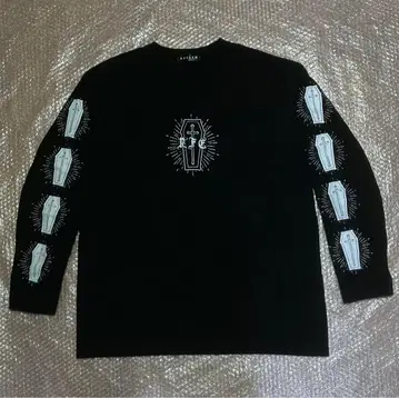 새상품급! REFLEM 코핀 관 아노쨩 롱T 지뢰계 서브컬쳐