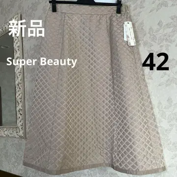 새상품 택 미사용 빅 사이즈 42 슈퍼 뷰티 허리밴딩 스커트