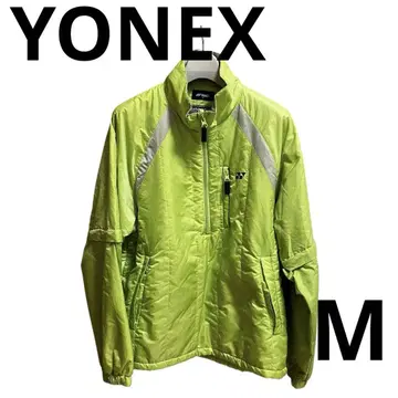 [ 새상품급 ] YONEX 요넥스 남성용 윈드브레이커 옐로우 그린 M