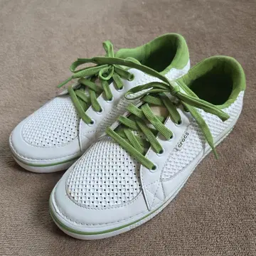Crocs 골프화 화이트/그린