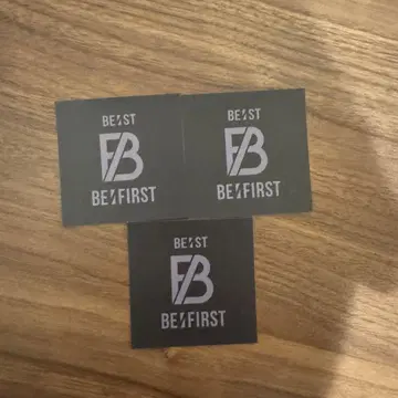 BE:FIRST 해시태그 캠페인 스티커 3개 세트