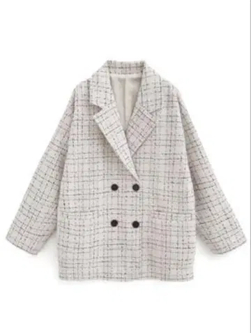 [ 새상품급 ] GRL 그레일 라메 트위드 미들 기장 코트 dk1319