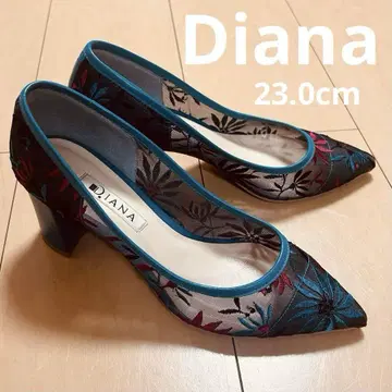 Diana 꽃무늬 자수 펌프스 23.0cm