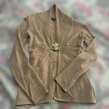 로베르토 카발리 roberto cavalli 베이지 긴팔 가디건 44L