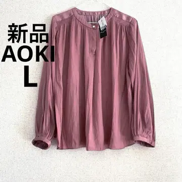[ 새상품 5489엔 ] AOKI LES MUES 여성용 긴팔 블라우스