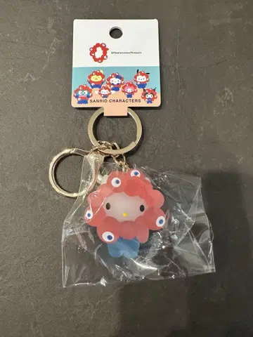 먀쿠먀쿠 산리오 클리어 컬러 키티 오사카 간사이 만박 키링