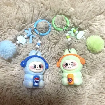 LABUBU 러브러브 키링 2개 세트