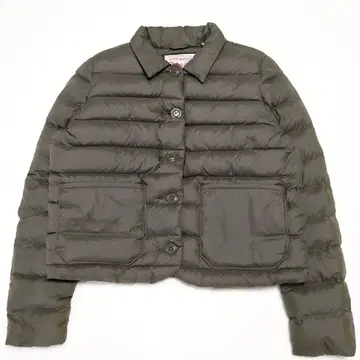 리바이스 다운 자켓 숏 기장 카키 S 사이즈