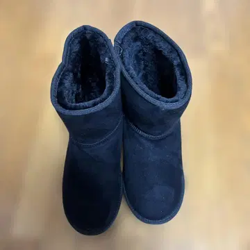 블랙 퍼 포함 숏부츠