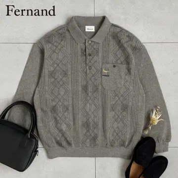 Fernand 남성용 상의 차콜 L